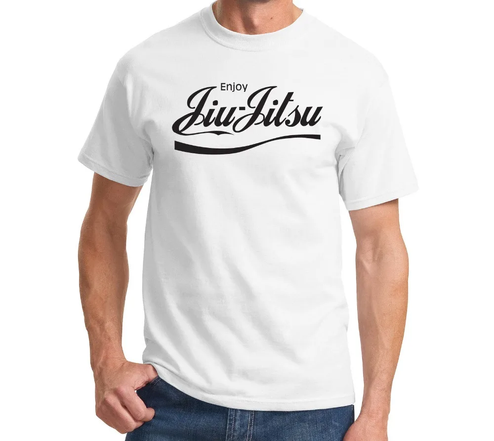 Enjoy Jiu футболка с надписью Jitsu BJJ бразильская JiuJitsu тренировки искусства больше