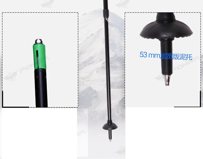 Alça de Trekking Pcs ao ar Livre Caminhadas Bengala Pólos Telescópica Ajustável 5 Cores 2 t 9 2 Pcs Ao Ar Livre T Alça