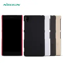 Cas Pour Sony Xperia Z2/L50/L50W Nillkin Givré bouclier Dur Retour Couverture Sony Xperia Z2 Cas Cadeau Protecteur D’écran