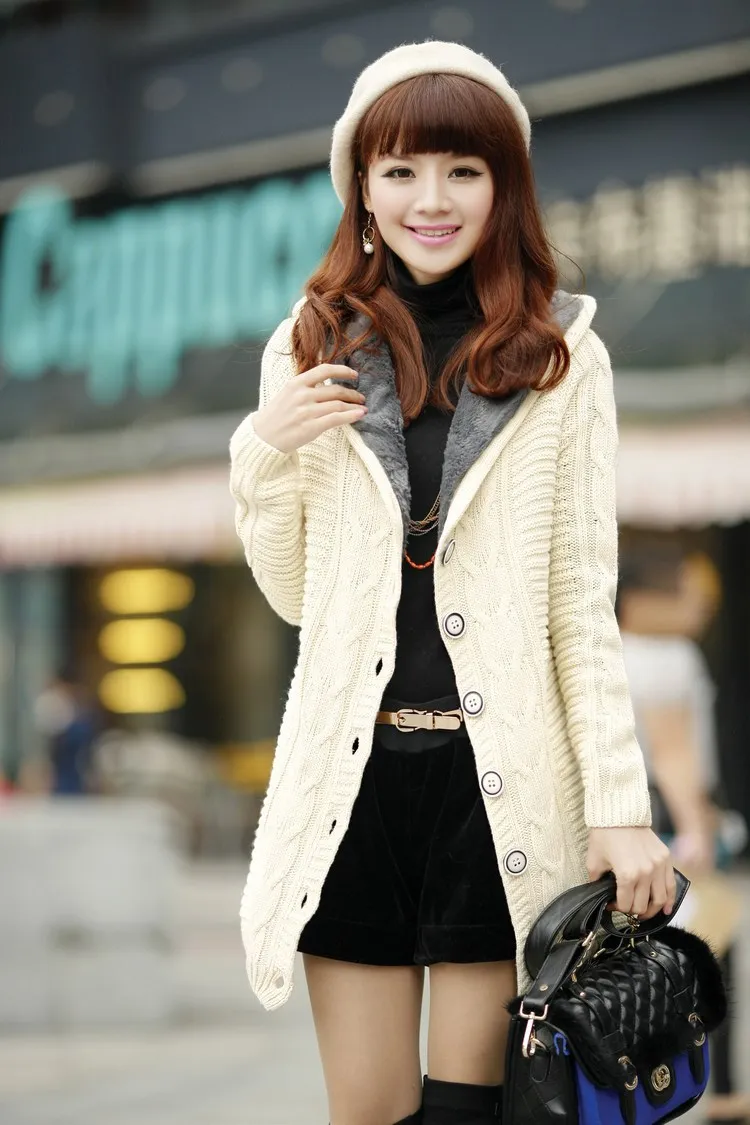 2017 nuevas mujeres chaqueta suéter Otoño Invierno casual