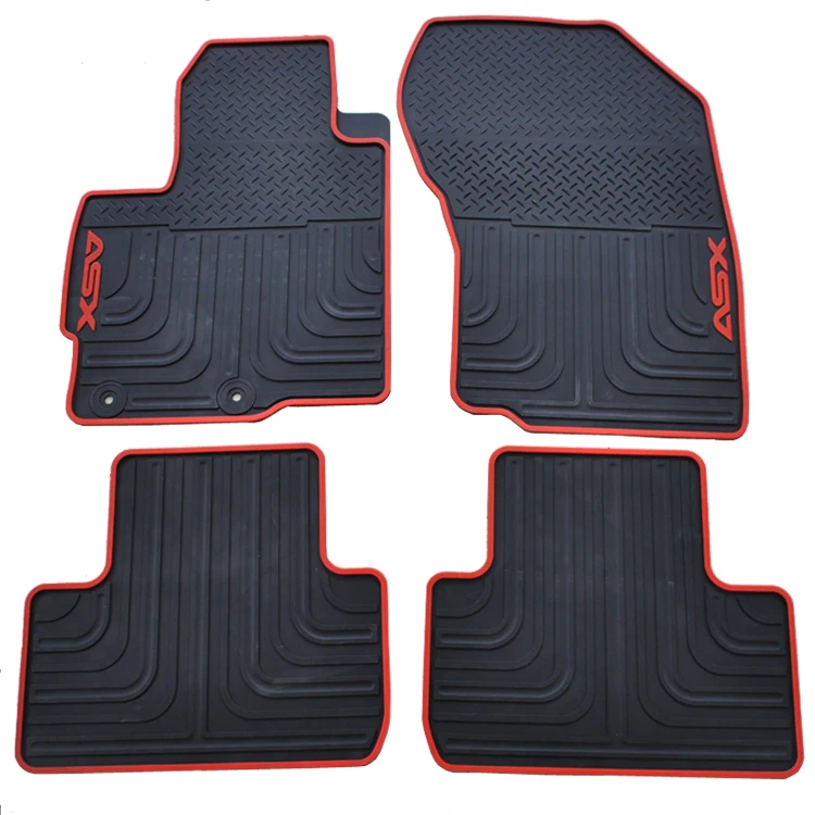 no odor waterproof durable non slip rubber carpets full set front and