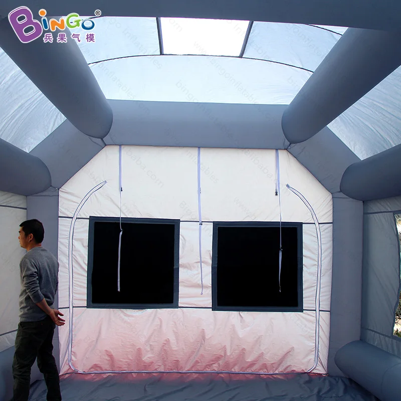  8X4X3 meters cabina de pintura inflables / cabina de pintura automotriz / precio cabina de pintura 