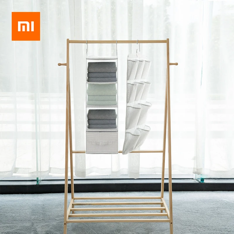 

Xiaomi Hanging Storage Bags Case Pocket Door Pouch Wardrobe Bedroom Home Storage Pocket Home Smart Home Space Saving Decor