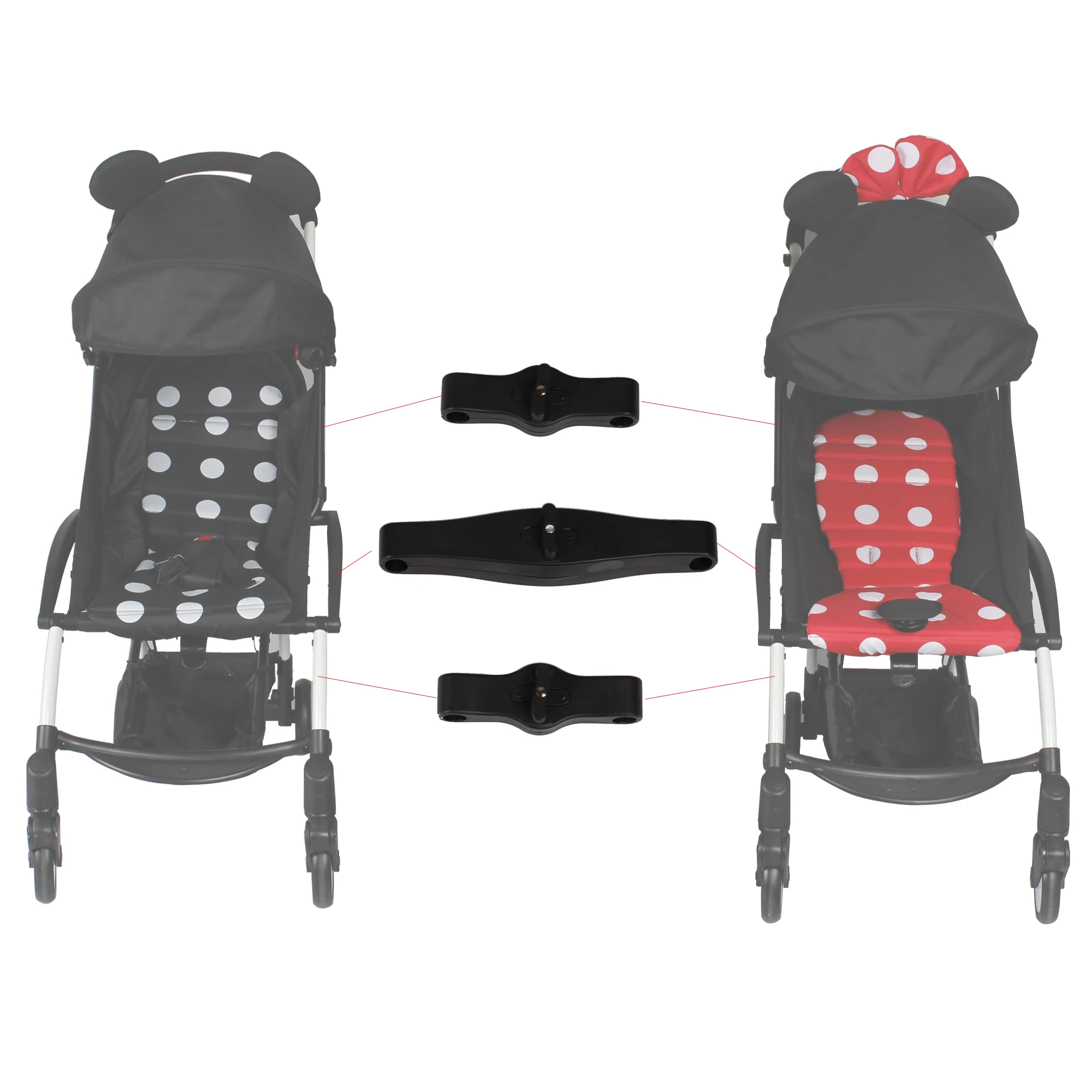 stroller connectors of twin pram stroller yoyo accessories ...