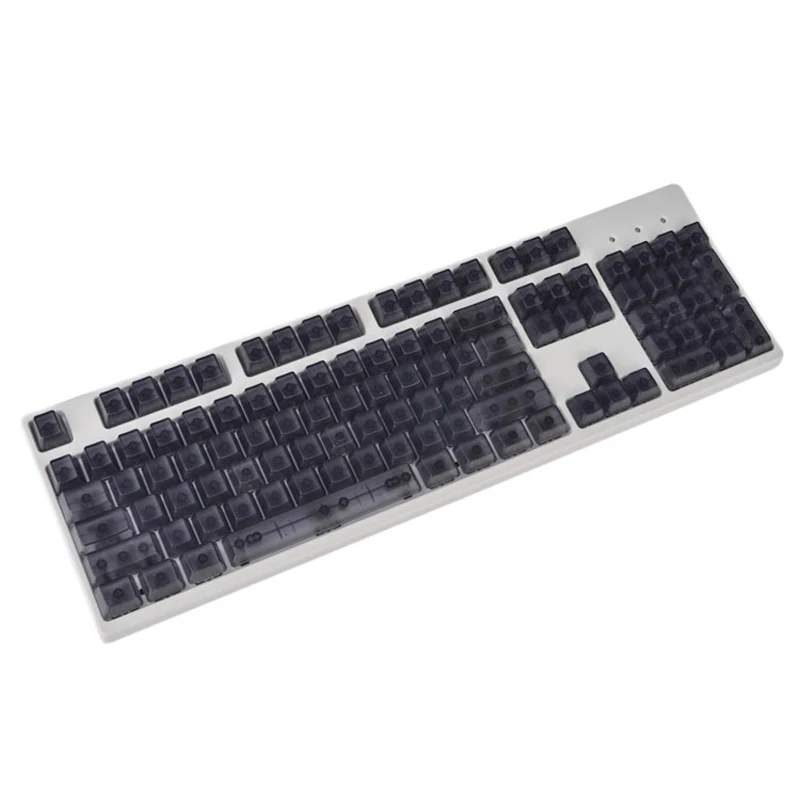 104 ключа OEM высота ABS без выгравированного полностью прозрачный DIY свет Keycaps