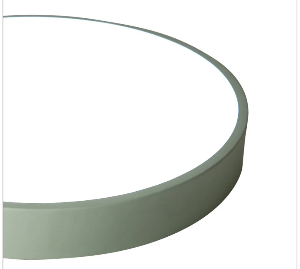 LED Ceiling Light Modern Round 5cm Super Thin lamp Living Room Bedroom Kitchen Surface Mount Flush Panel Remote Control Macaroon