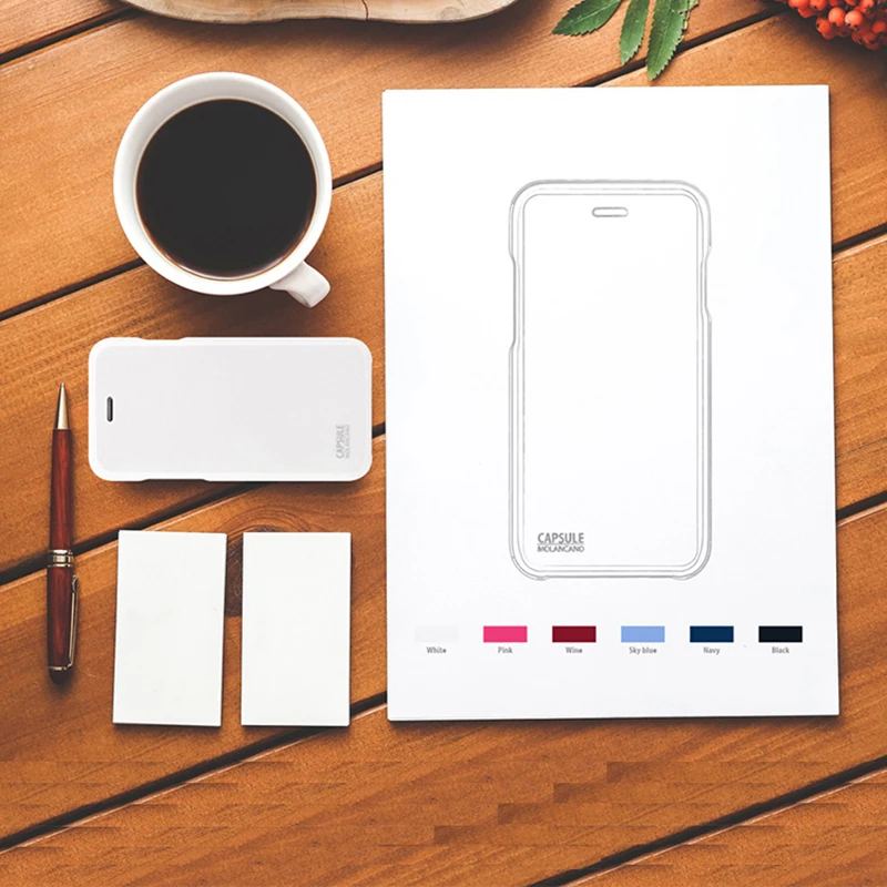 Molan Cano Capsule бумажник карты карман флип Жёсткие Чехлы для iPhone 6/6 S 7 8 Plus X PC + TPU гладкая