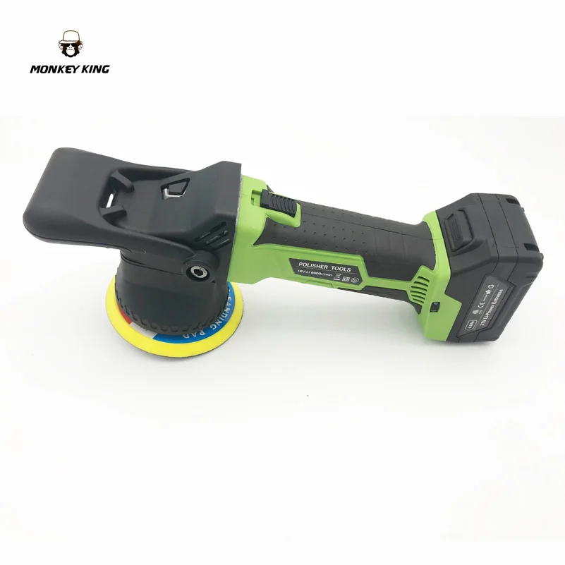 

cordless dual action polisher With battery charger 18v 400w 2800rpm 100mm or 125mm