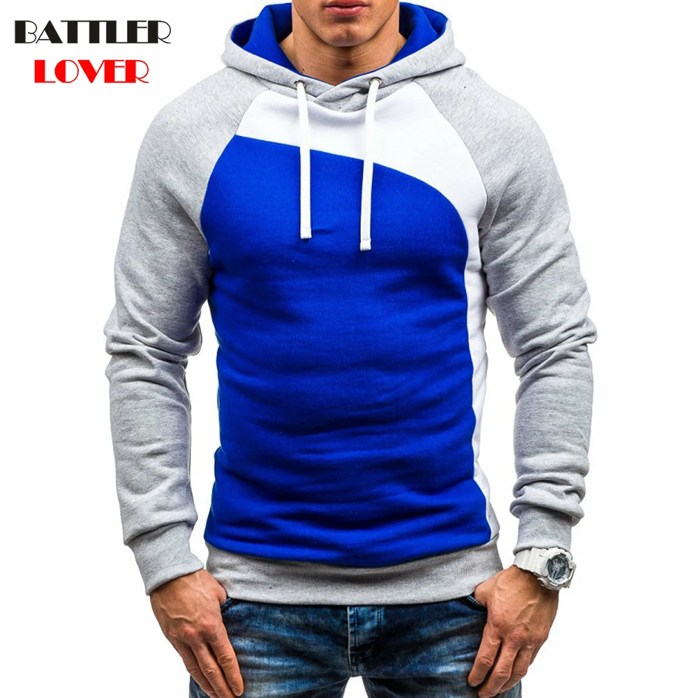 Pullovers Hoodies Men Autumn Fleece Hooded Hoodies Mens Patchwork Sweatshirts Hip Hops Males Casual Brand Clothing Hoody Jackets