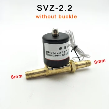 

Brass 8mm 8mm Connector 2 Way Welding Machines Solenoid Valve DC 24V AC36V AC220V 0-0.8Mpa without buckle SVZ-2.2