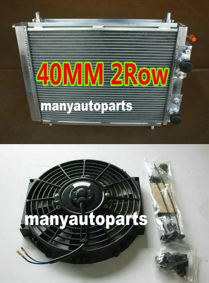 アルミラジエーター + ファンためランチアデルタ HF Integrale 8 V/16