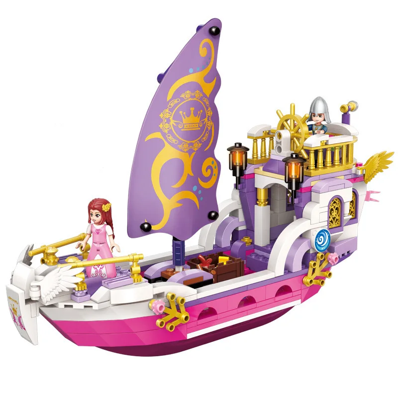 Models-building-toy-Enlighten-2609-456Pcs-Girls-Friends-Leah-Angel-Princess-Ship-Building-Blocks-compatible-with (1)