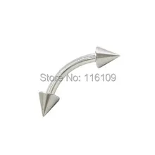 Мин. заказ$10) Базовая Средства ухода за кожей пирсинг 316L хирургические Сталь 14 калибра Серьги-гвоздики конуса Спайк смешанные размеры