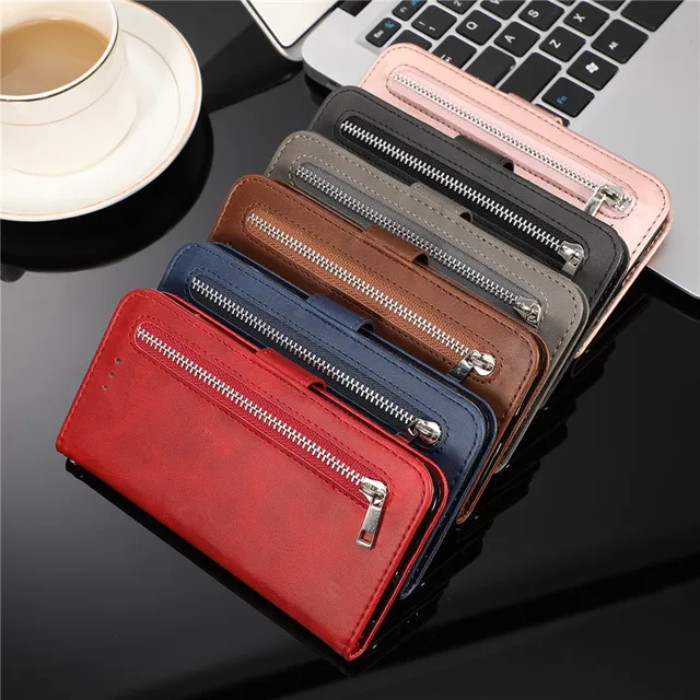 Leather Zipper 8plus Flip Wallet Case For iPhone 11 Pro X XS MAX XR 6 6s Leather Zipper 8plus Flip Wallet Case For iPhone 11 Pro X XS MAX XR 6 6s 7 8 Plus Card Holder Stand Phone Cover Coque Etui Mujer