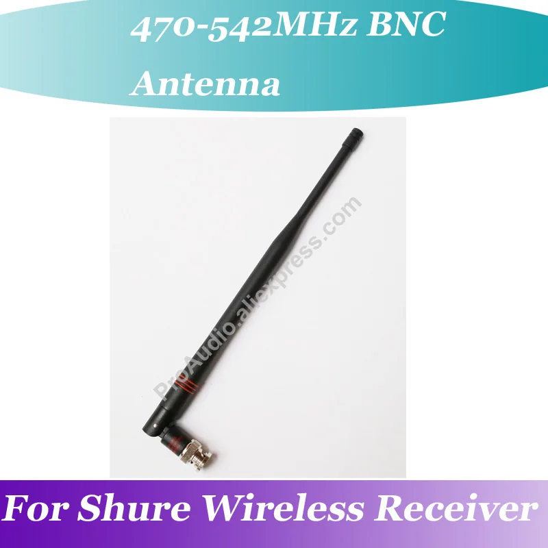 Резиновая антенна Pro 470 МГц-540 МГц OEM BNC для беспроводного приемника Shure U4D U4C мкА UHF |