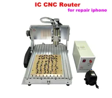 IC removal machine CNC router 3040 cnc milling machine for Iphone + 10 in 1 mould, free tax to Russia