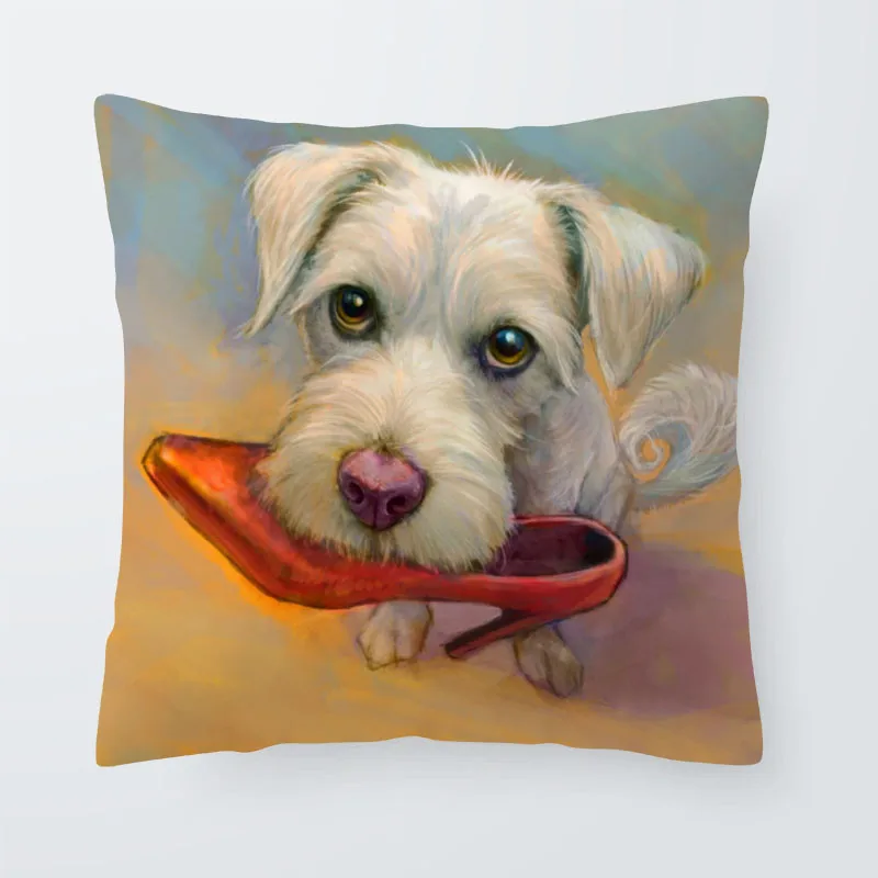 الحيوان عالية الكعب وسادة أفطس فارس الملك شارل وسادة خزانة الديكور رمي وسادة وسادة 45 سنتيمتر البوليستر