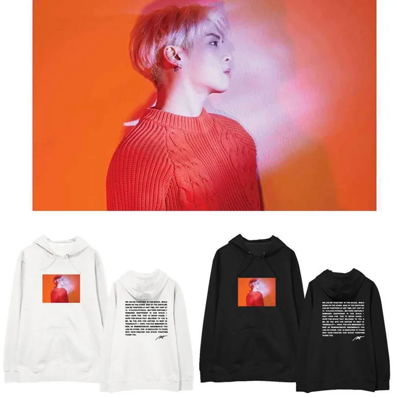 

K-pop The same jacket with velvet cap and cap around the SHINee album Sweatshirts kpop