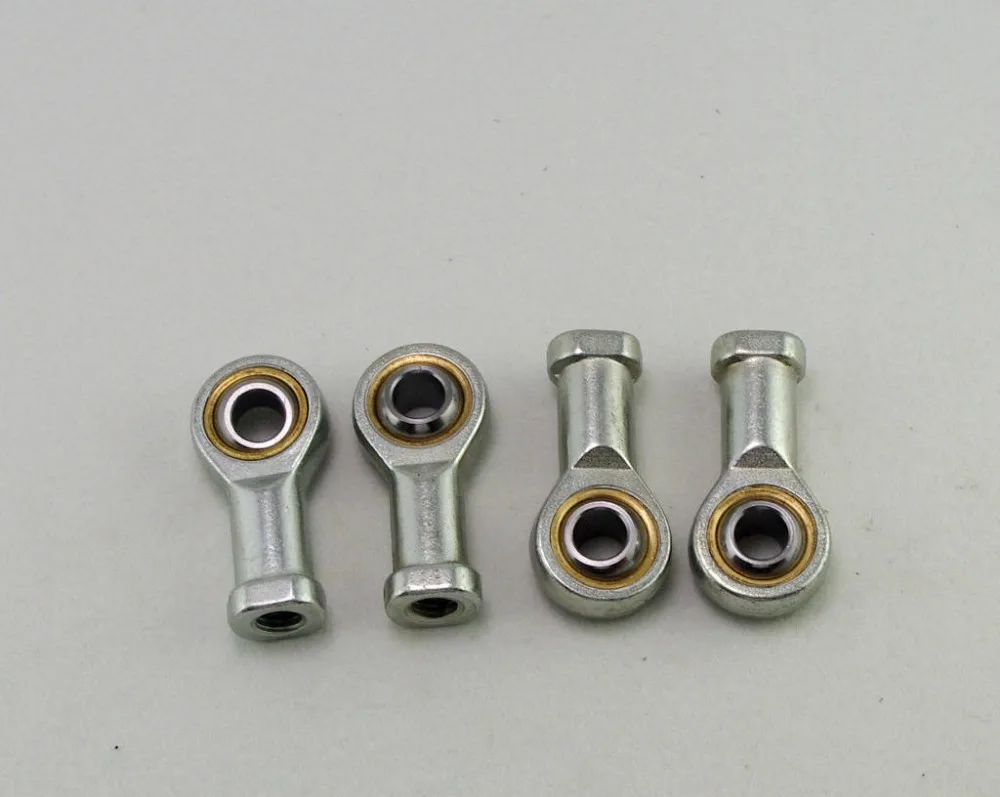 4pcs 6mm Female Rod End 2 Right and 2 Left Hand Metric Threaded Joint