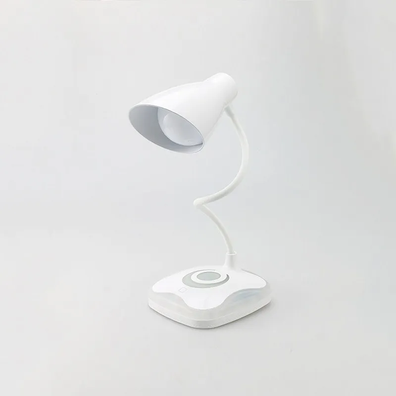 Светодиодный четыре листа клевера Сенсор стол свет глаз-защита лампы гибкая Night Настольная лампа с USB кабель для изучения