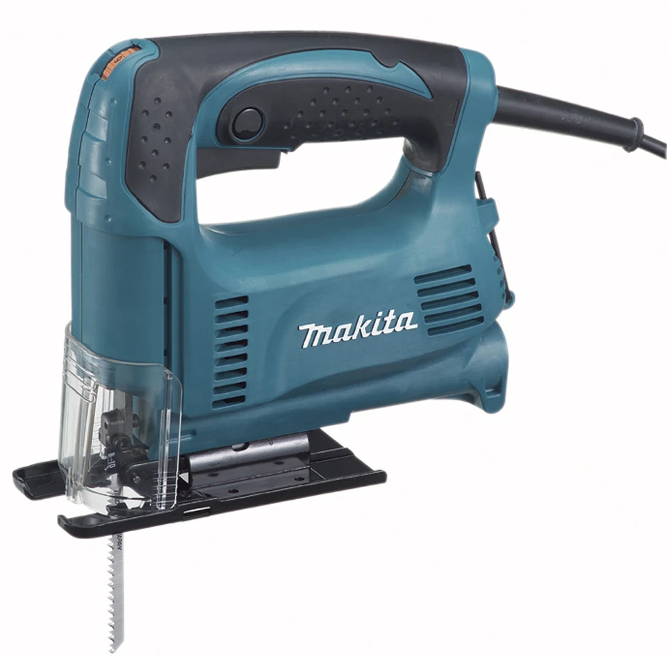 Япония Makita 4327 Curve ПИЛА ЭЛЕКТРИЧЕСКАЯ Скорость Управление сабельная пила Портативный для резки древесины провода распиловки 450 Вт 18 мм