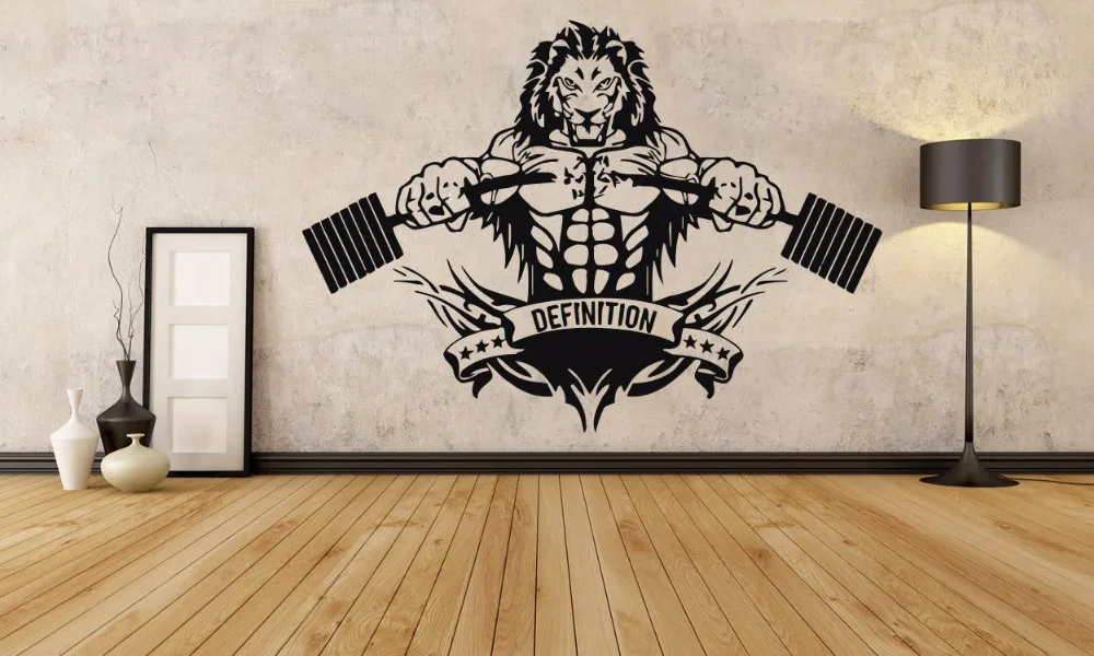 Natural gym retro tattoo