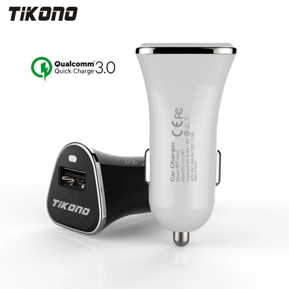 

Tikono Qualcomm Quick Charge 3.0 5V 3A Fast USB Car Charger for Samsung Galaxy S7 Edge Note 5 Xaiomi Mi5 QC 3.0 Fast Charger
