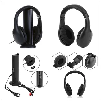 

1pcs Fashion 5 in 1 Hi-Fi Wireless Headset Headphone Earphone for TV DVD MP3 PC