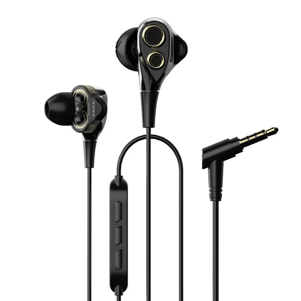 T8 in-Ear Earbuds Dual Earphones with Mic Strong Bass and Noise Reduction Volume Control Headset for Smartphones PC | Электроника