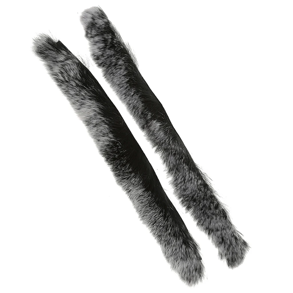 

2pcs Artificial Hair String Silencer Damping Bow String Damper Shock Absorber Hunting Accessories DIY Whisker Black Gray