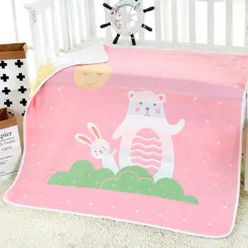 

Multi-color Baby Bath Towel Pure Cotton Six Layer Gauze Fabric Blanket Infant Soft Water Absorption Bath Towel