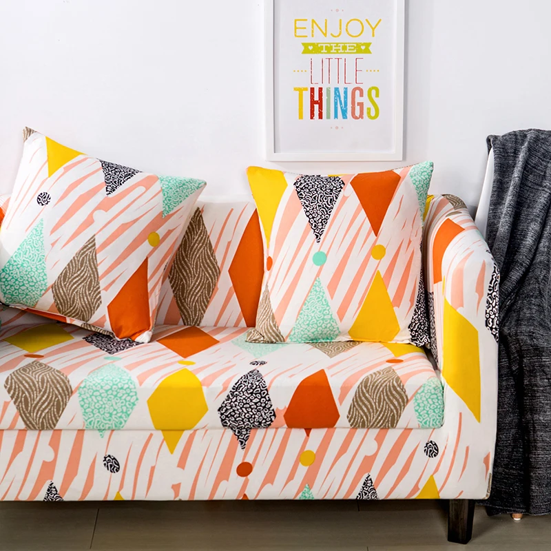 Geometric Printed Sofa Covers Elastic Cover Furniture Covers For Sofa