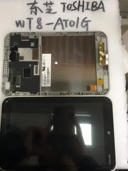 

Retail/Wholesale LCD Display+Touch Screen Digitizer Assembly For Toshiba WT8-AT01G WT8-AT02G Replacement Free Tools/Shipping