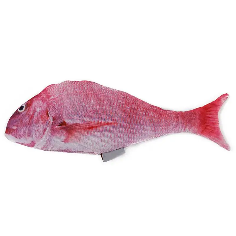 Pink Кот пользу рыбы 3D формы игрушка Emulational рыбы котенок игрушка теребят игрушка для котов Когтеточка товары для домашних животных p40 - Цвет: Pink