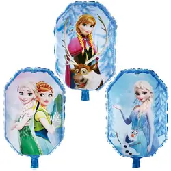Шт. 5 шт Замороженные Эльза Анна Принцесса зеркальные фольга Воздушные шары День рождения украшения Детские игрушки Свадебная вечерние