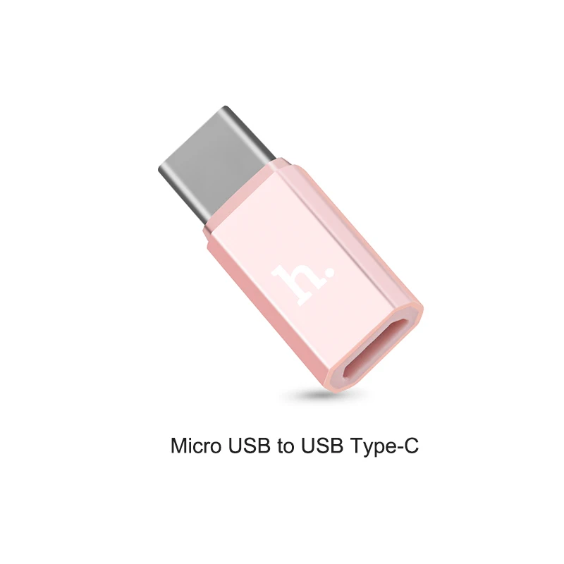 HOCO USB конвертер адаптер OTG Micro к type-C, Micro к Lightning, USB к type-C, type-C к USB адаптеры для телефона планшета - Цвет: Micro to Type-C