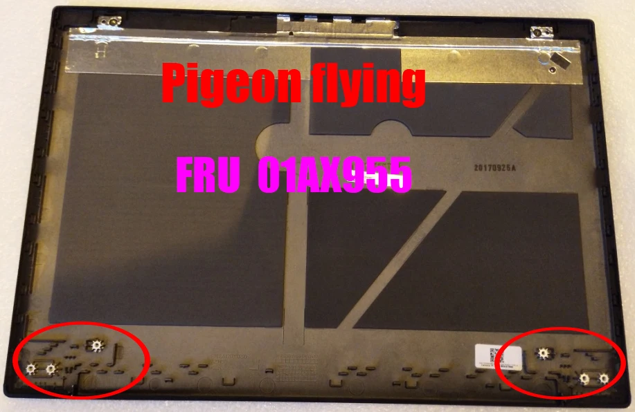 Нанесите на Thinkpad T470 T480 A485 A475 ЖК-дисплей задняя часть корпуса/задняя крышка FRU 01AX955