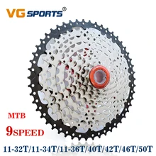 VG sports 9 speed 11-50 T/46 T/42 T MTB кассета велосипедная Звездочка свободного хода cdg 9S горный велосипед свободного хода 11-40 T/36 T Сверхлегкий