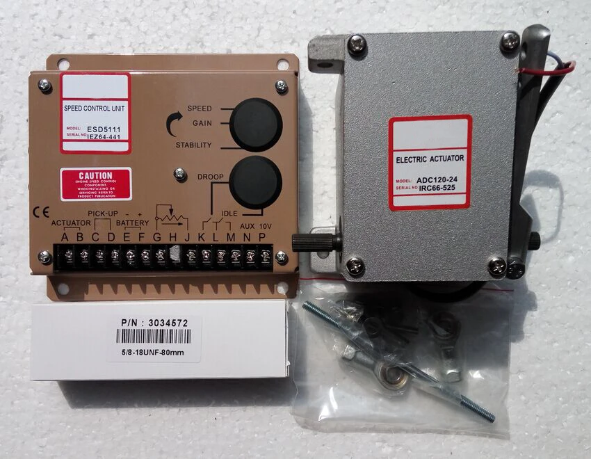 Electronic Governor Kit Esd5111 Series Speed Governor With Generator