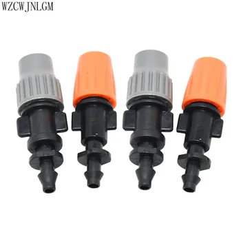 

Garden Irrigation Dripper Micro Nozzle 1/4" with Single Barb Connection to 4/7mm Hose Connector System 100pcs