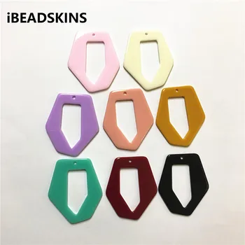 

New arrival! 41x34mm100pcs/lot acrylic cone-shape charms for stud earrings/earrings accessories/Earring parts DIY