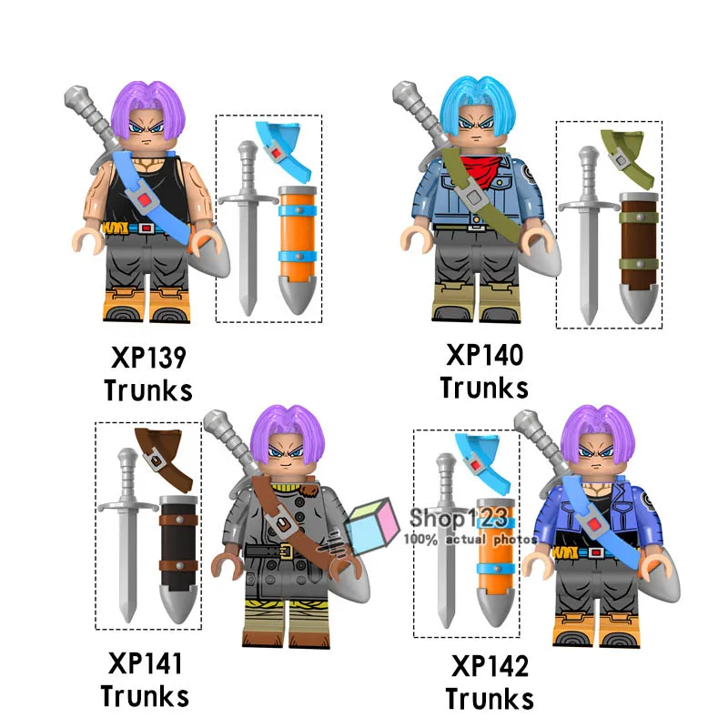 

Legoing Dragon Ball Z Figures Anime Trunks Weapon Sword Grand Priest Vegeta Tien Shinhan Super Saiyans Kids Toy Building Blocks
