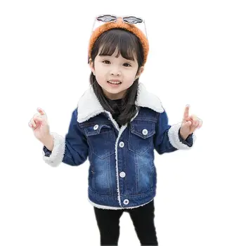 

Baby Girl Winter Jackets New Denim Jacket for Girls Boy Thicken Warm Coats Children's Clothing Kids Outfits Coats Baby Girl Coat