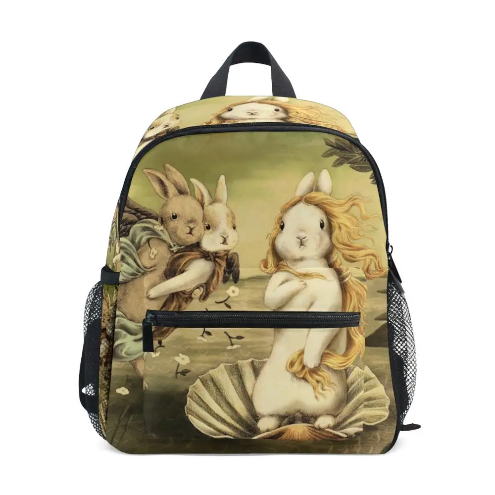 

For girl boy Kids School Bags children's backpack rabbit pattern small bag large capacity for Women Kids for teenage student