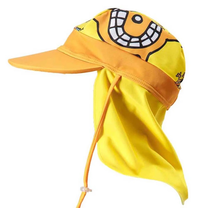 

Outdoor Swimming Flap Children Sunshade Windproof UV Protection Neck Cover Caps Seaside Beach Sportswear Accessories