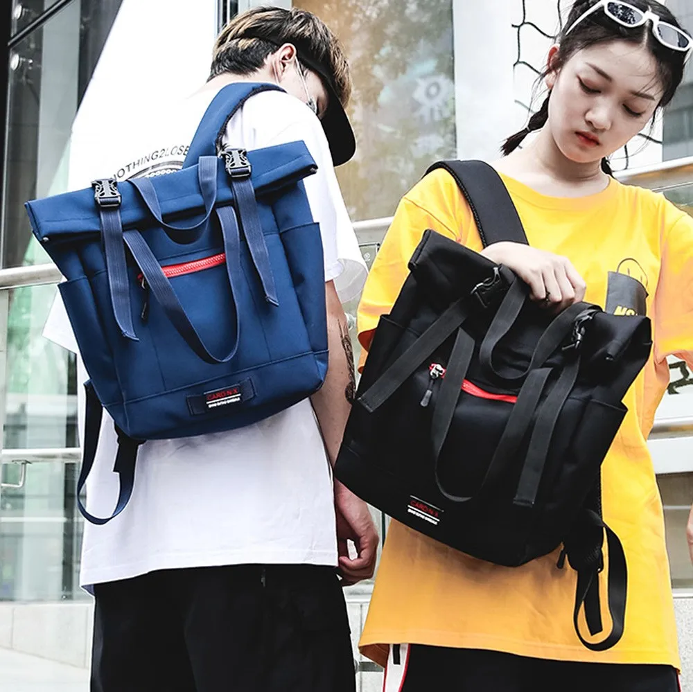 

Backpack Unisex 2019 Fashion Nylon Black Backpack Men Large Capacity Travel Backpack Girls mochilas mujer bolsas feminina