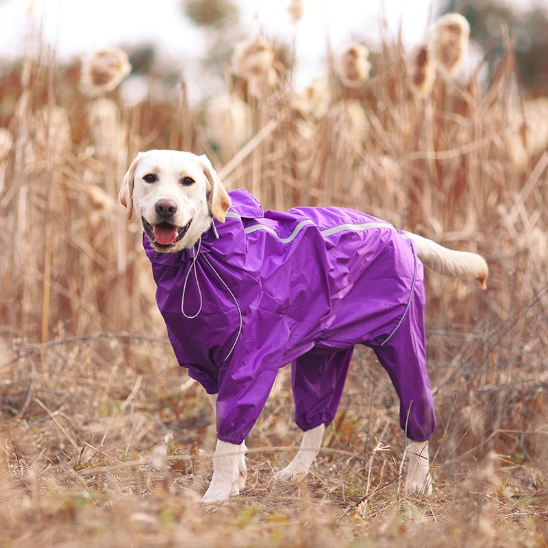 DogMEGA Reflective and Waterproof Raincoat for Dog