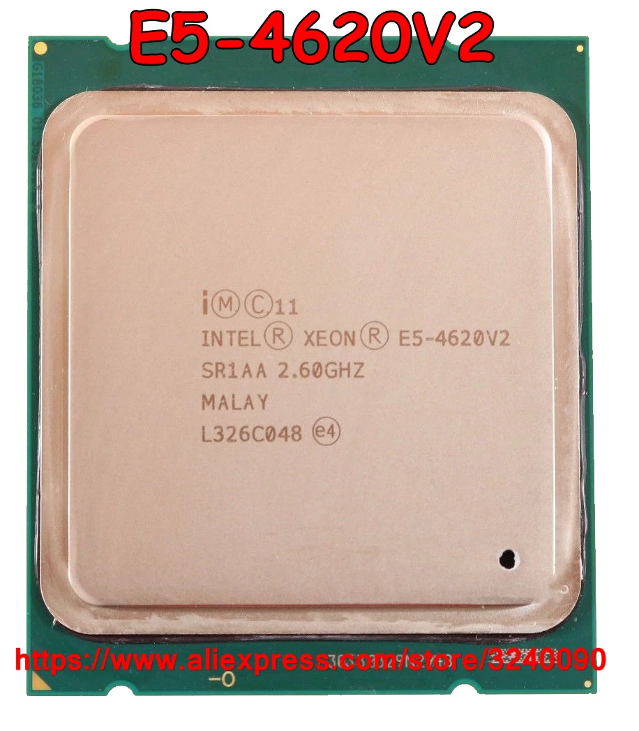 Intel Ксеон E5-4620V2 Процессор 2,60 GHz 8-ядерный 20 м LGA2011 E5 4620V2 E5 4620 V2 процессор E5-4620V2