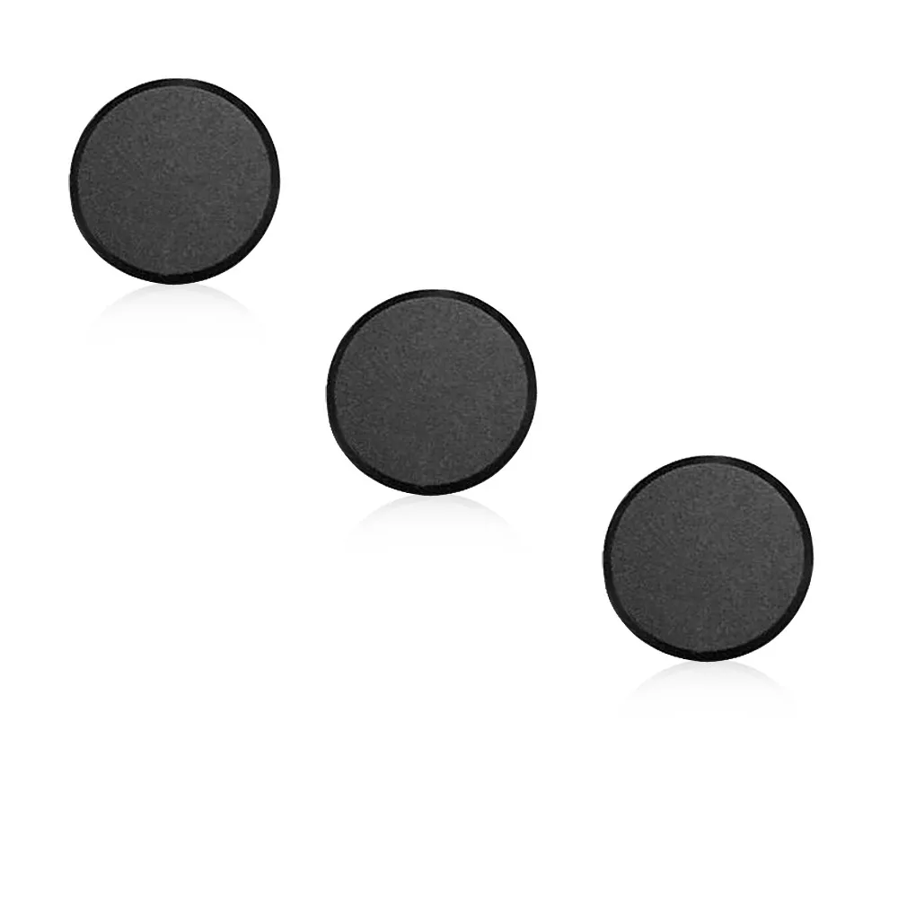 

3PCS Solid Aluminium Alloy WatchStrap Button Black Replaceable Band Buckle Watch Accessories For Xiaomi Miband 3 Smart Watch
