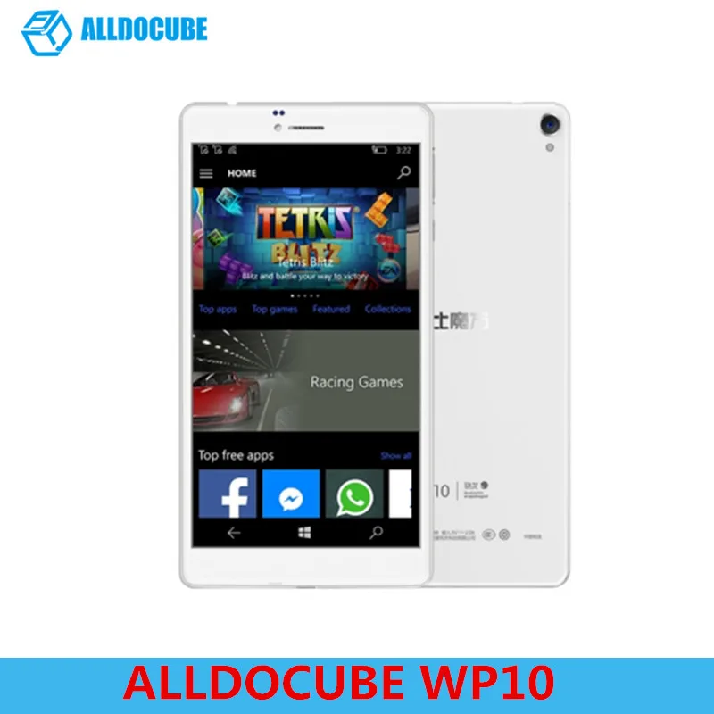 

ALLDOCUBE WP10 Tablet PC 6.98'' 4G LTE Phone Call Tablet Windows 10 Mobile Quad Core 1.3GHz 2GB RAM 16GB Camera WiFi OTG GPS